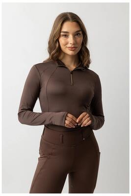 Br half zip-up pullover lieke dames