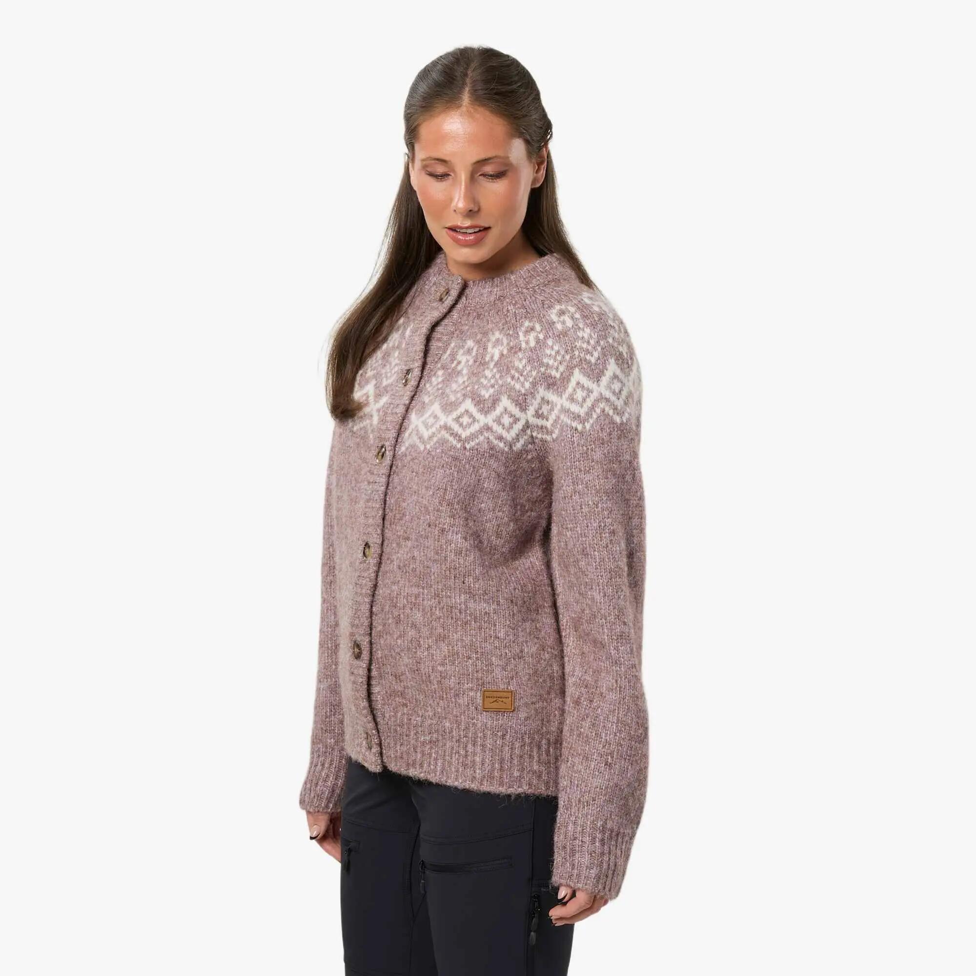 Cárdigan  Mujer Regular Lofoten 4/7