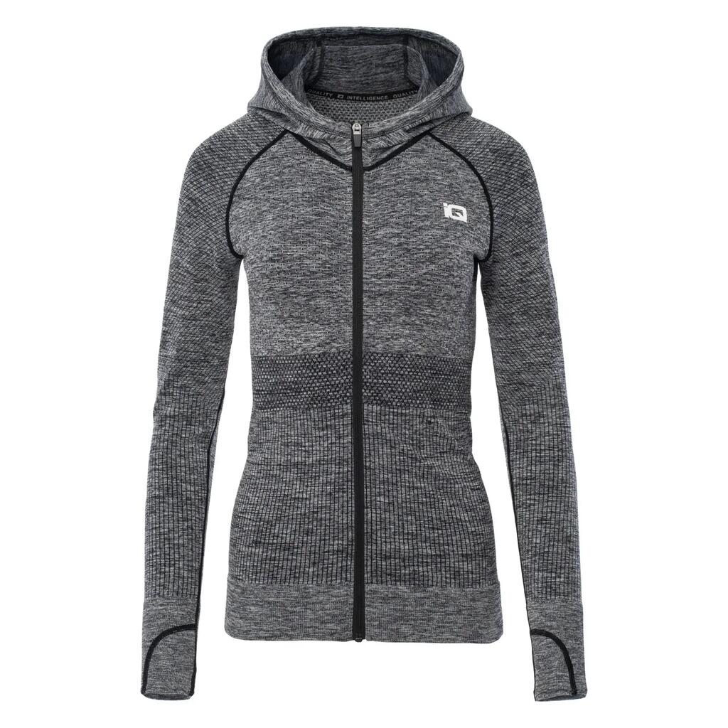 Women's zip-up hoodie IQ Intelligence Quality Iwero