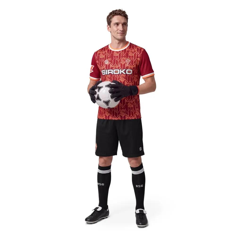Men adult official real sporting de gijón goalkeeper fourth jersey RSG Fourth T 3/6