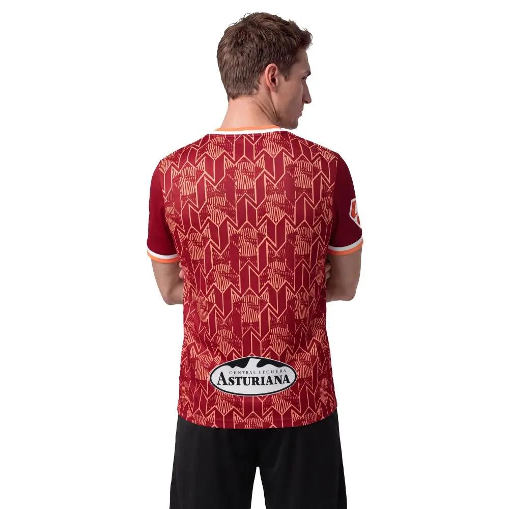 Men adult official real sporting de gijón goalkeeper fourth jersey RSG Fourth T 2/6