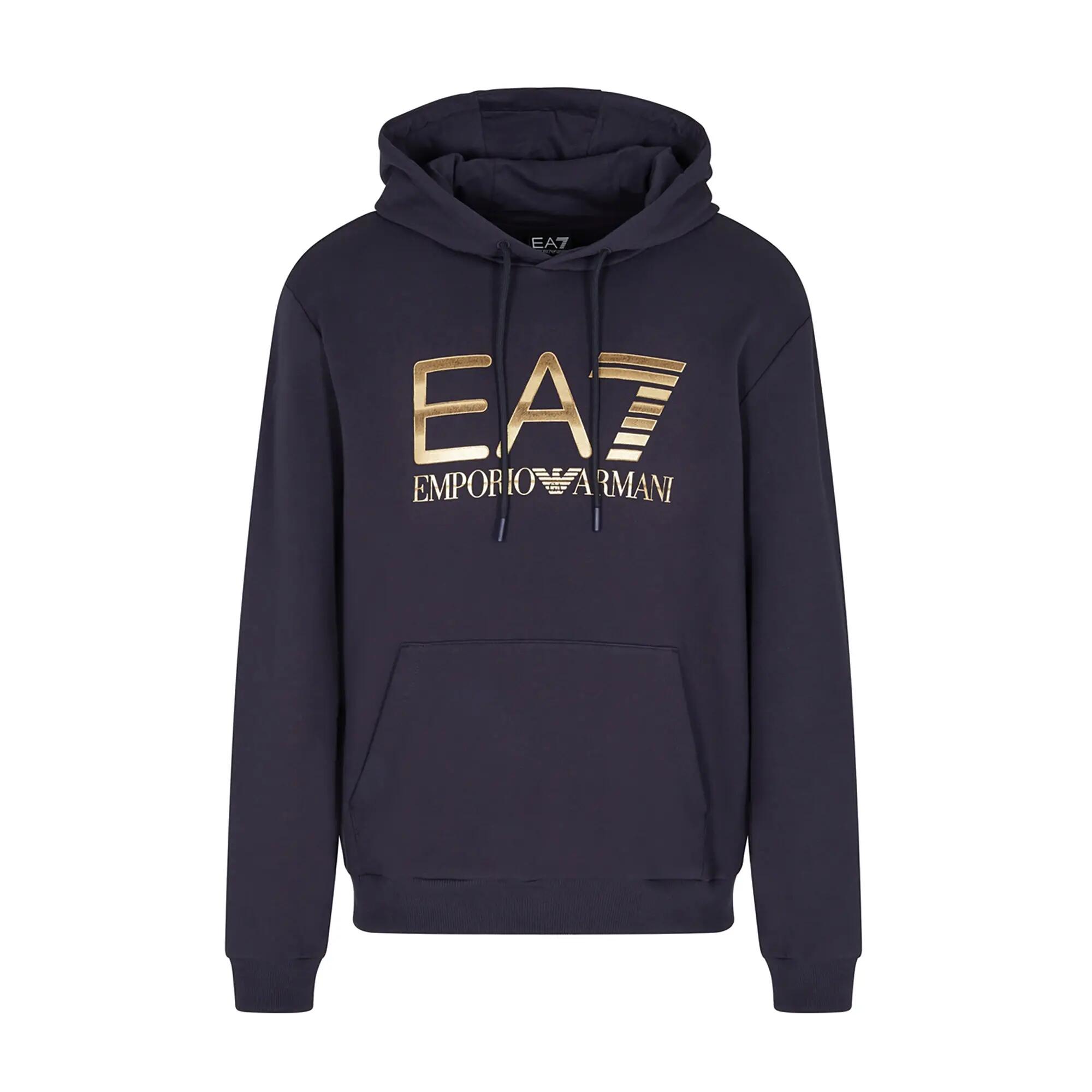 Bluza męska EA7 Emporio Armani Train Logo Series Big Logo Hoodie 4/4
