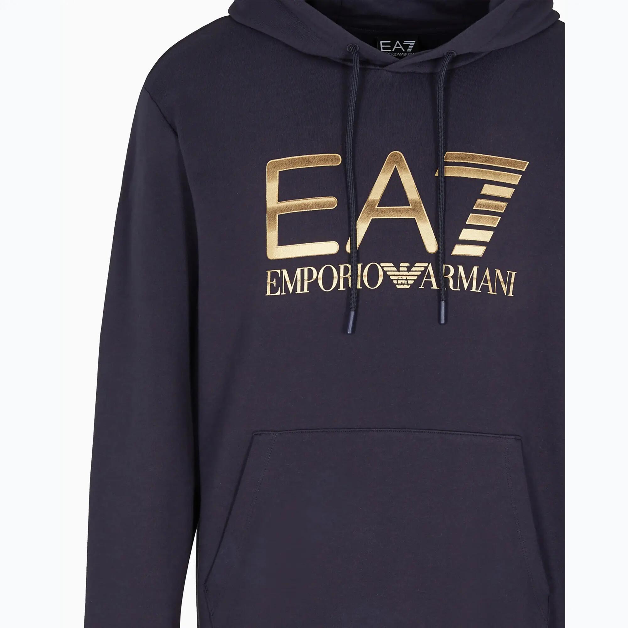 Bluza męska EA7 Emporio Armani Train Logo Series Big Logo Hoodie 3/4