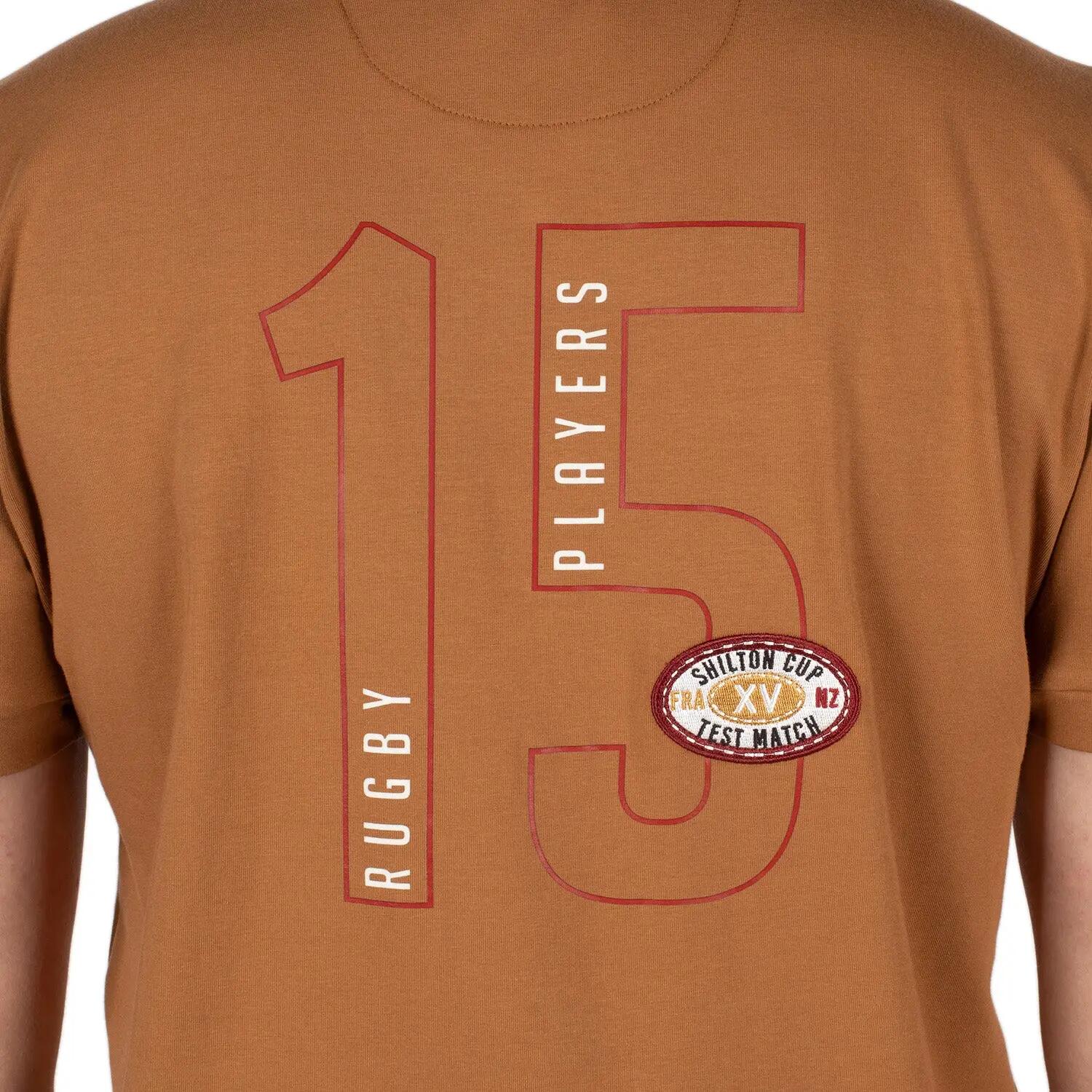 T-shirt rugby XV 5XL / Camel 3/4