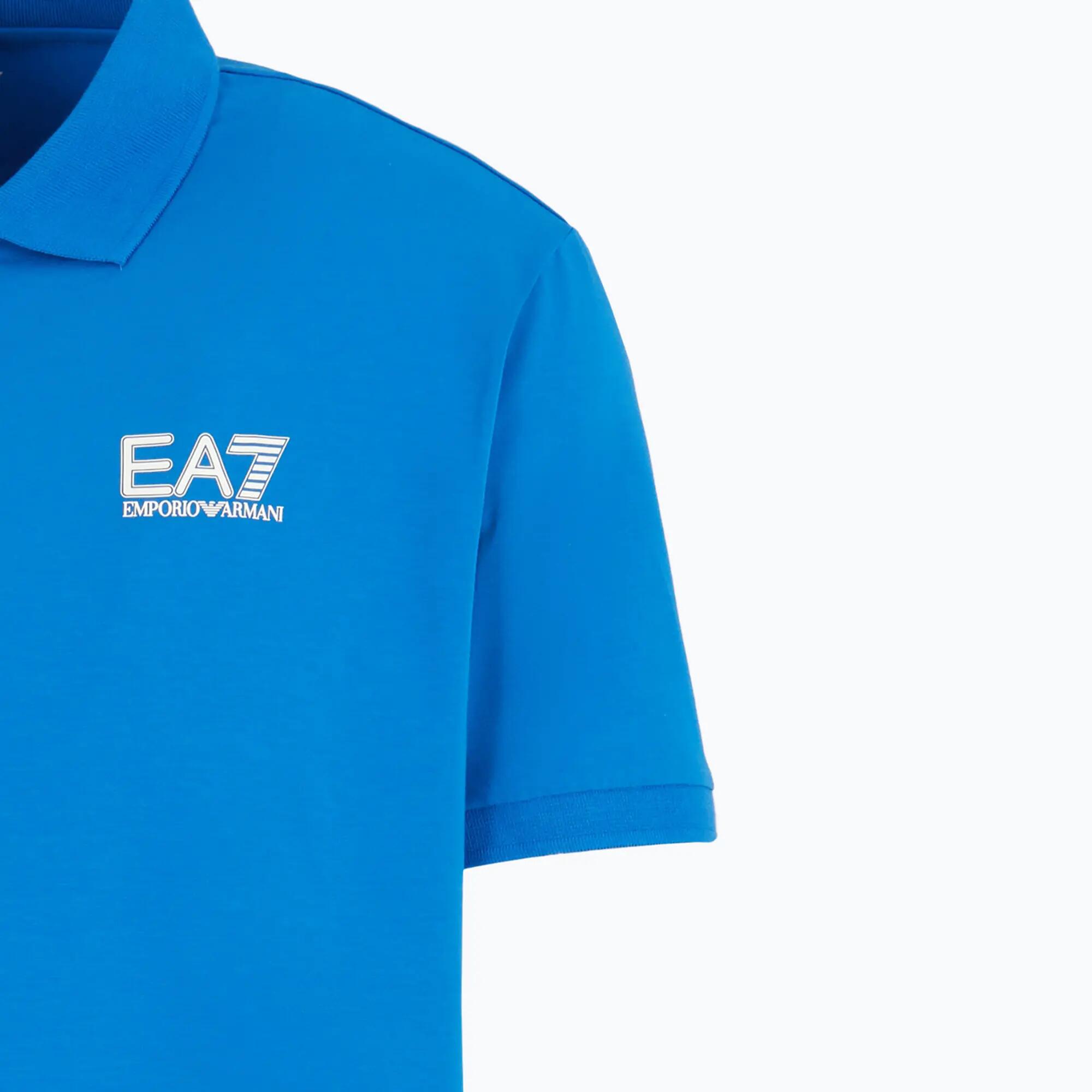 Koszulka męska EA7 Emporio Armani Train Visibility Polo 3/4