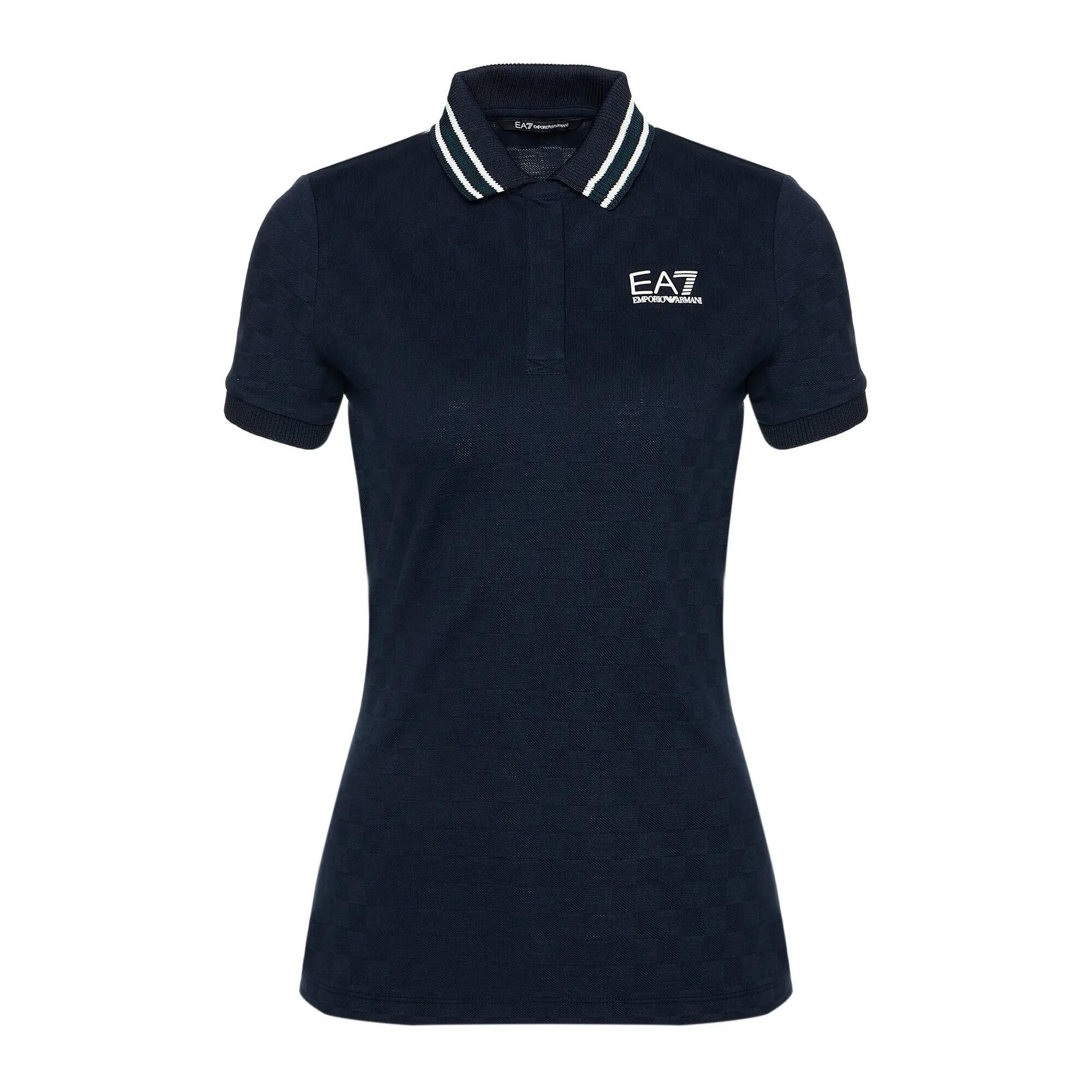Koszulka damska EA7 Emporio Armani Golf Pro Polo Damier 4/4