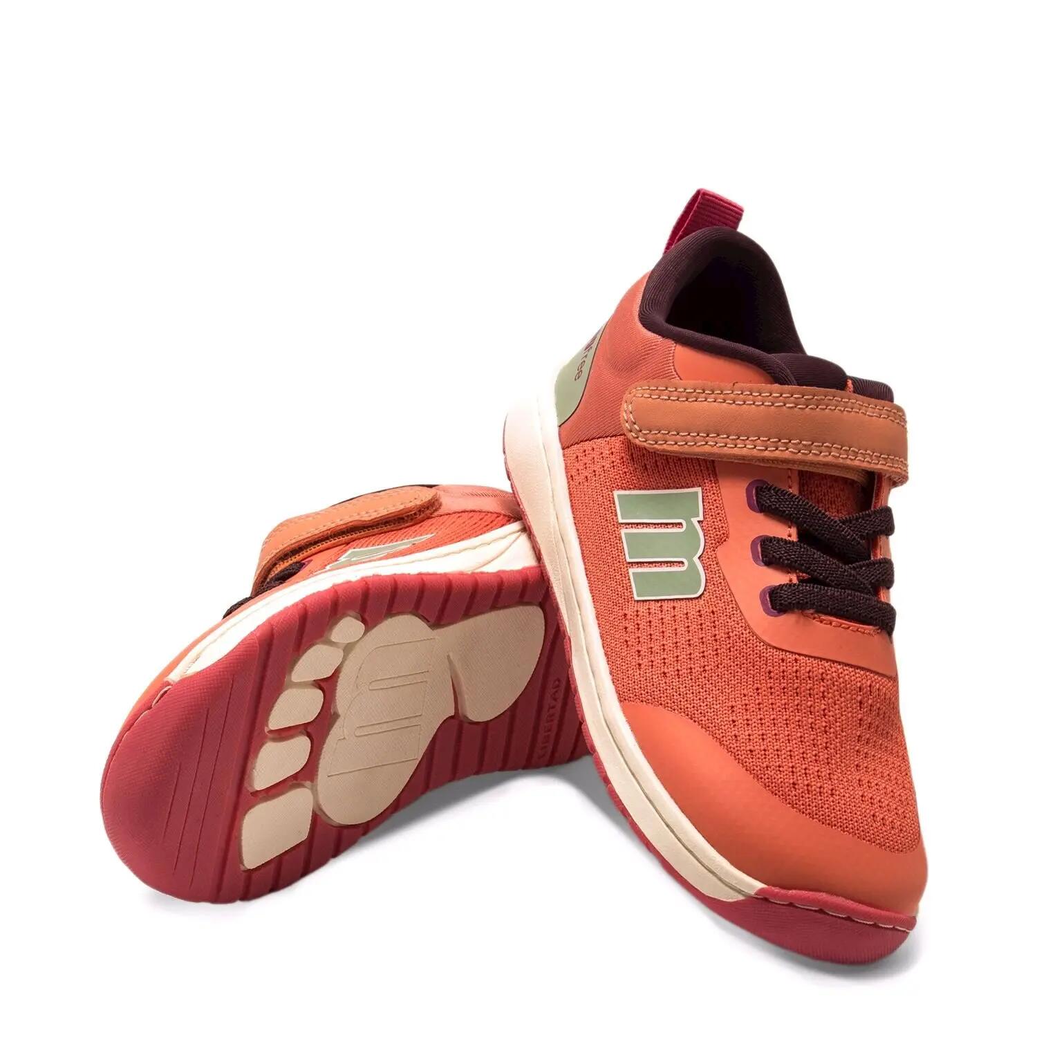 Zapatillas caminar Niños barefoot MTNG KIDS Respect Naranja 6/7