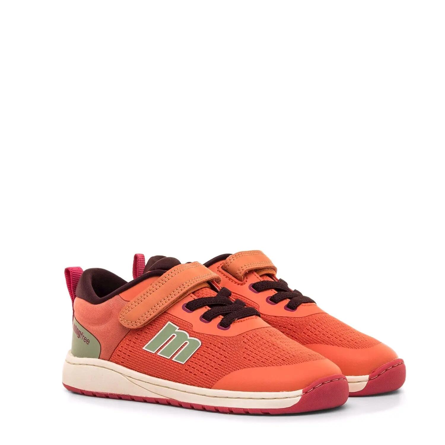 Zapatillas caminar Niños barefoot MTNG KIDS Respect Naranja 4/7