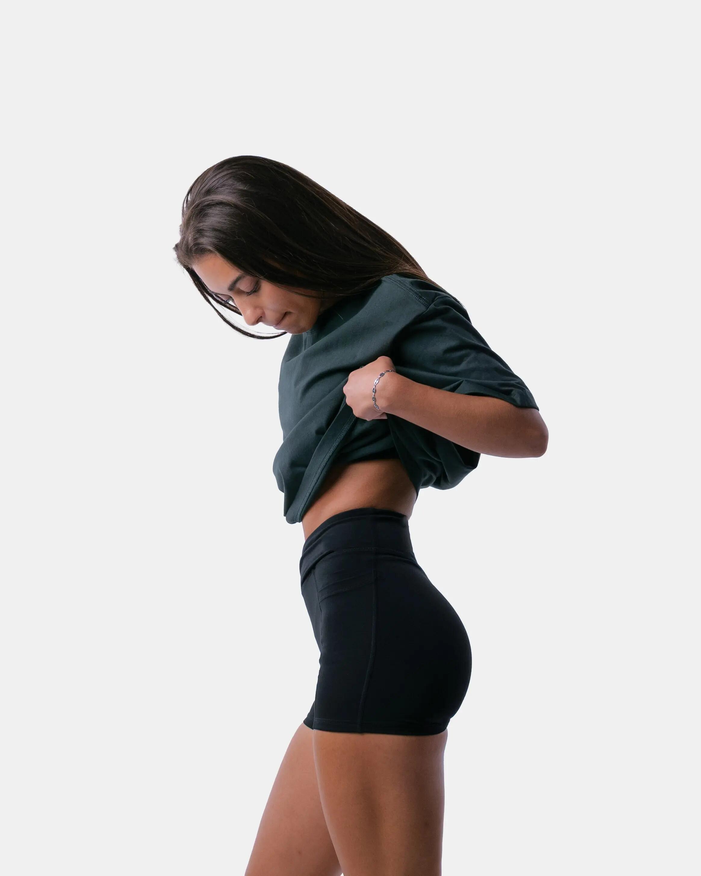 T-shirt pilates oversize algodão mulher – Pilates Club – Verde-pinho 2/5