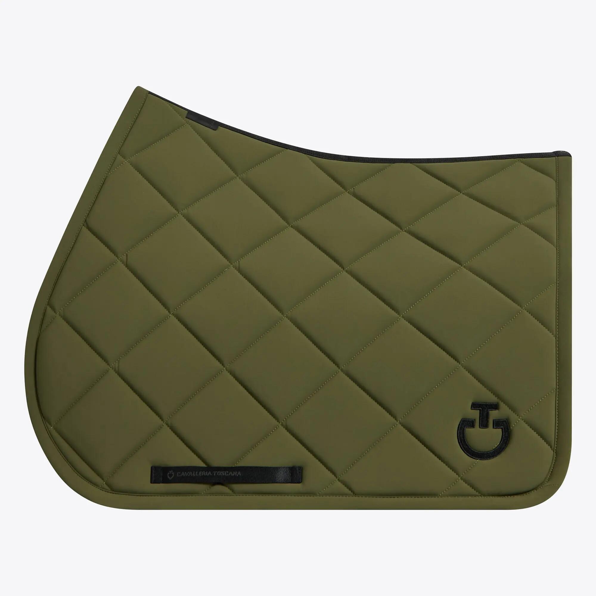 Cavalleria Toscana Diamond Quilted Jersey Zadeldek Beige - 7/7