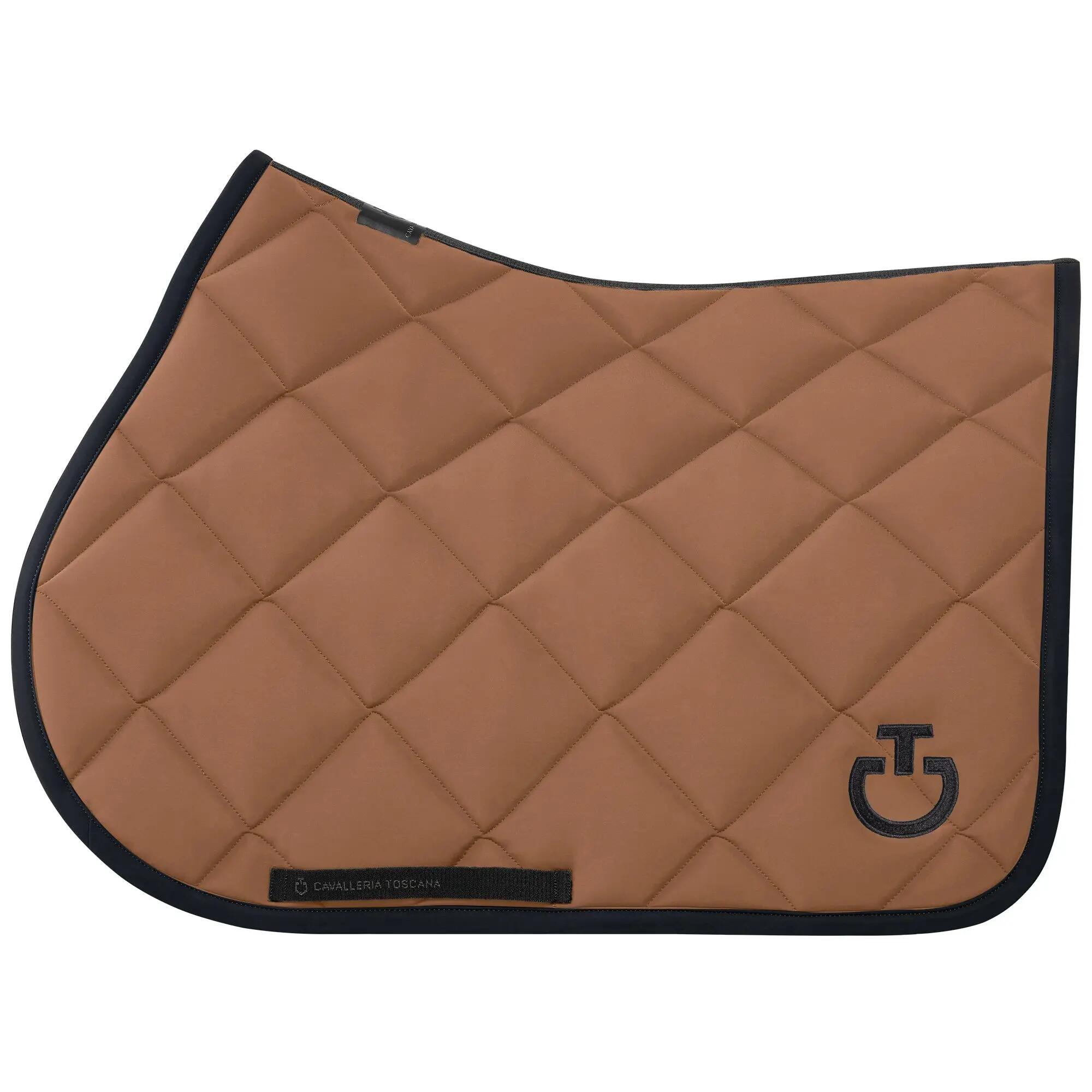 Cavalleria Toscana Diamond Quilted Jersey Zadeldek Beige - 4/7