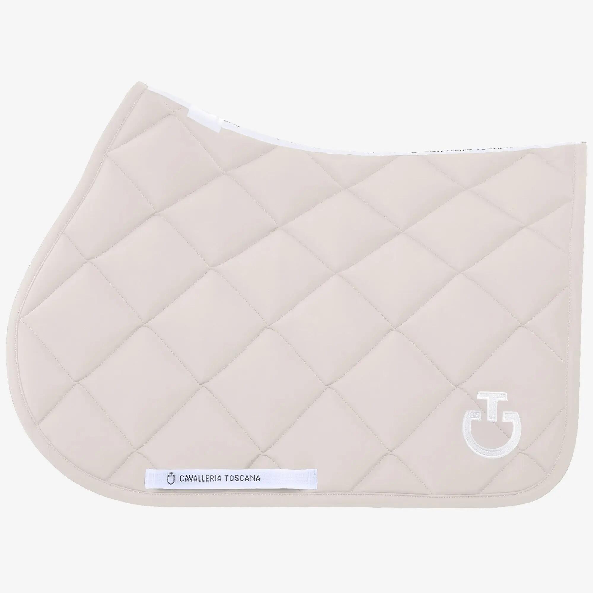 Cavalleria Toscana Diamond Quilted Jersey Zadeldek Beige - 3/7