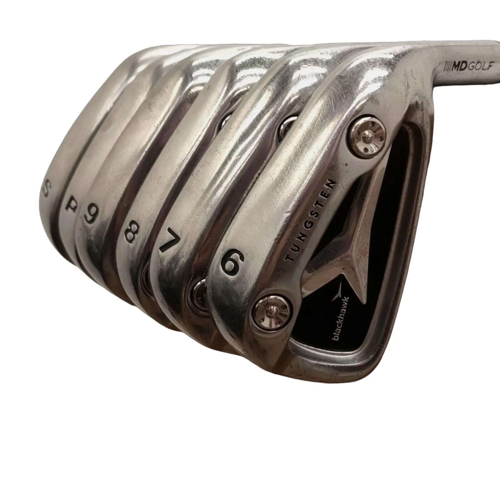 MD Golf Blackhawk Série de fers / 6-PW+SW / Flex Regular / Acier 3/7