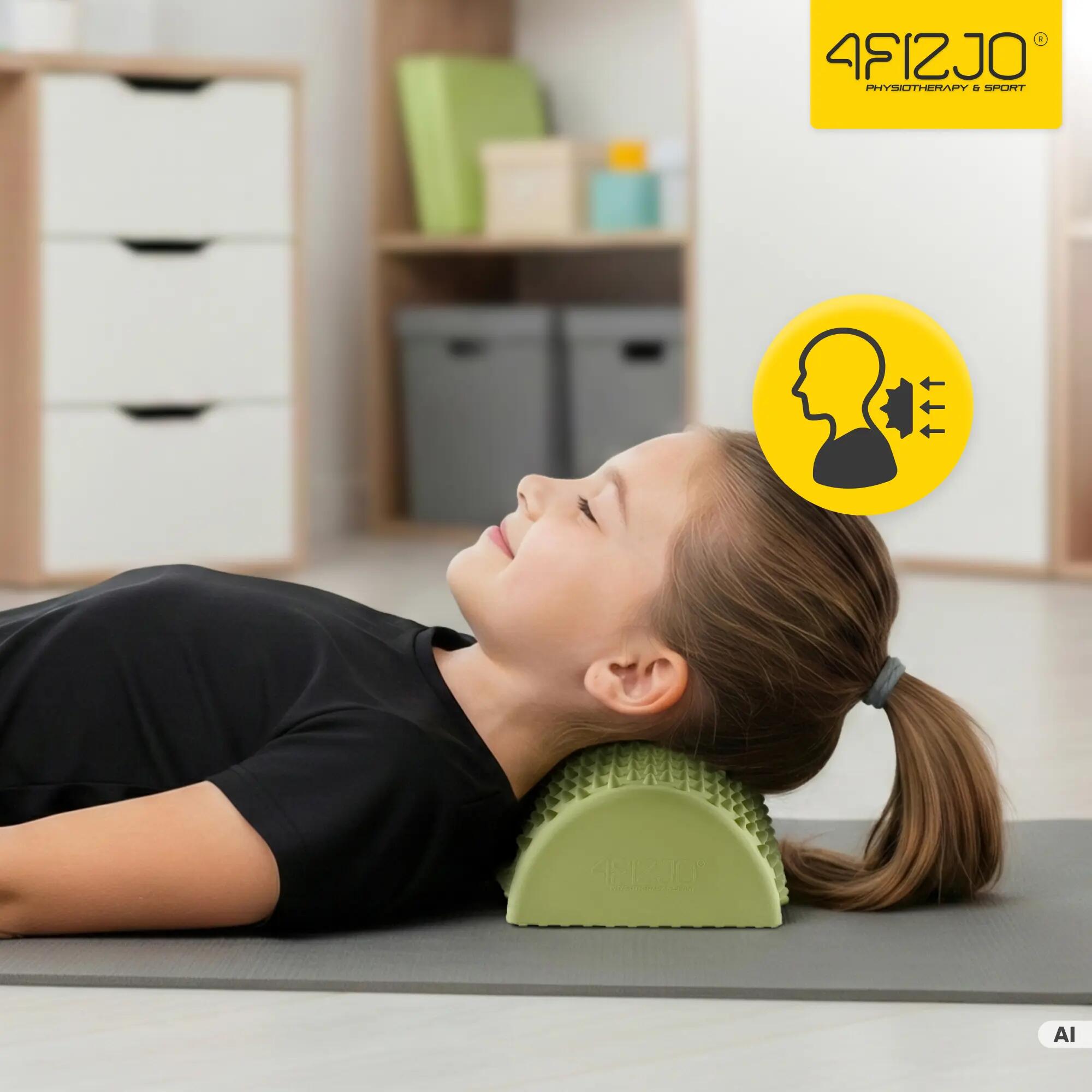 Sensorische Halbrolle für Rehabilitation und Übungen 30 cm SensoKID 4FIZJO 3/13