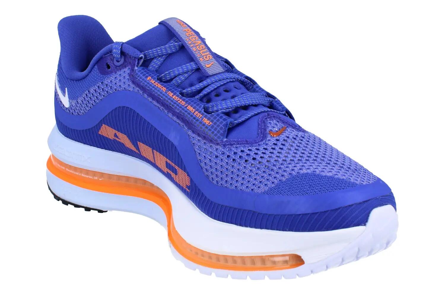 Hardloopschoenen Nike Pegasus Premium Lapis/Blanc/Orange Total/Noir Off 4/6