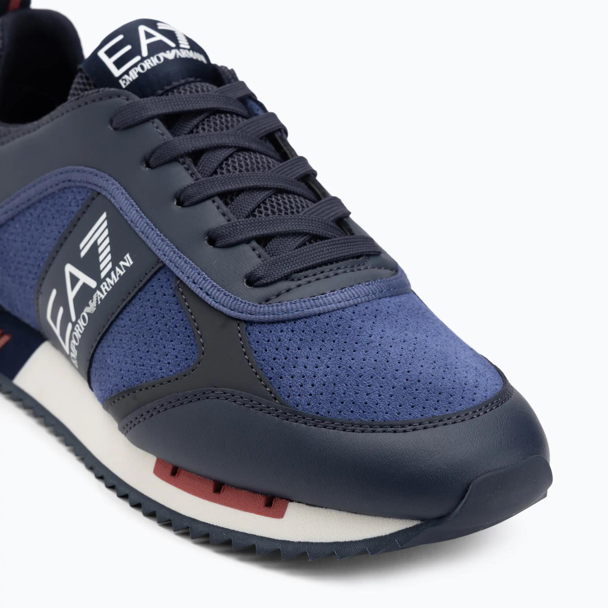 Buty EA7 Emporio Armani Black & White Suede 7/7
