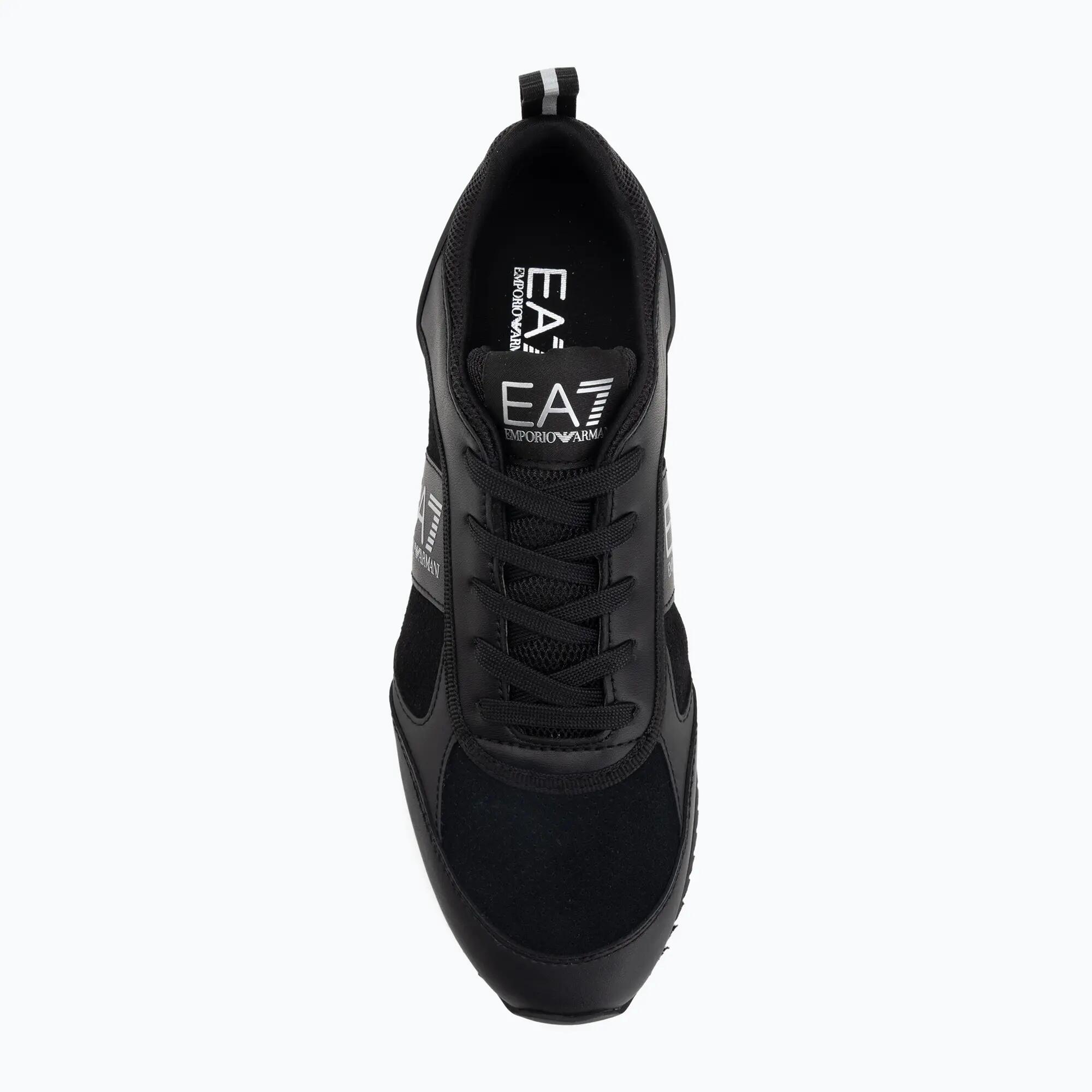 Buty EA7 Emporio Armani Black & White Suede 5/7
