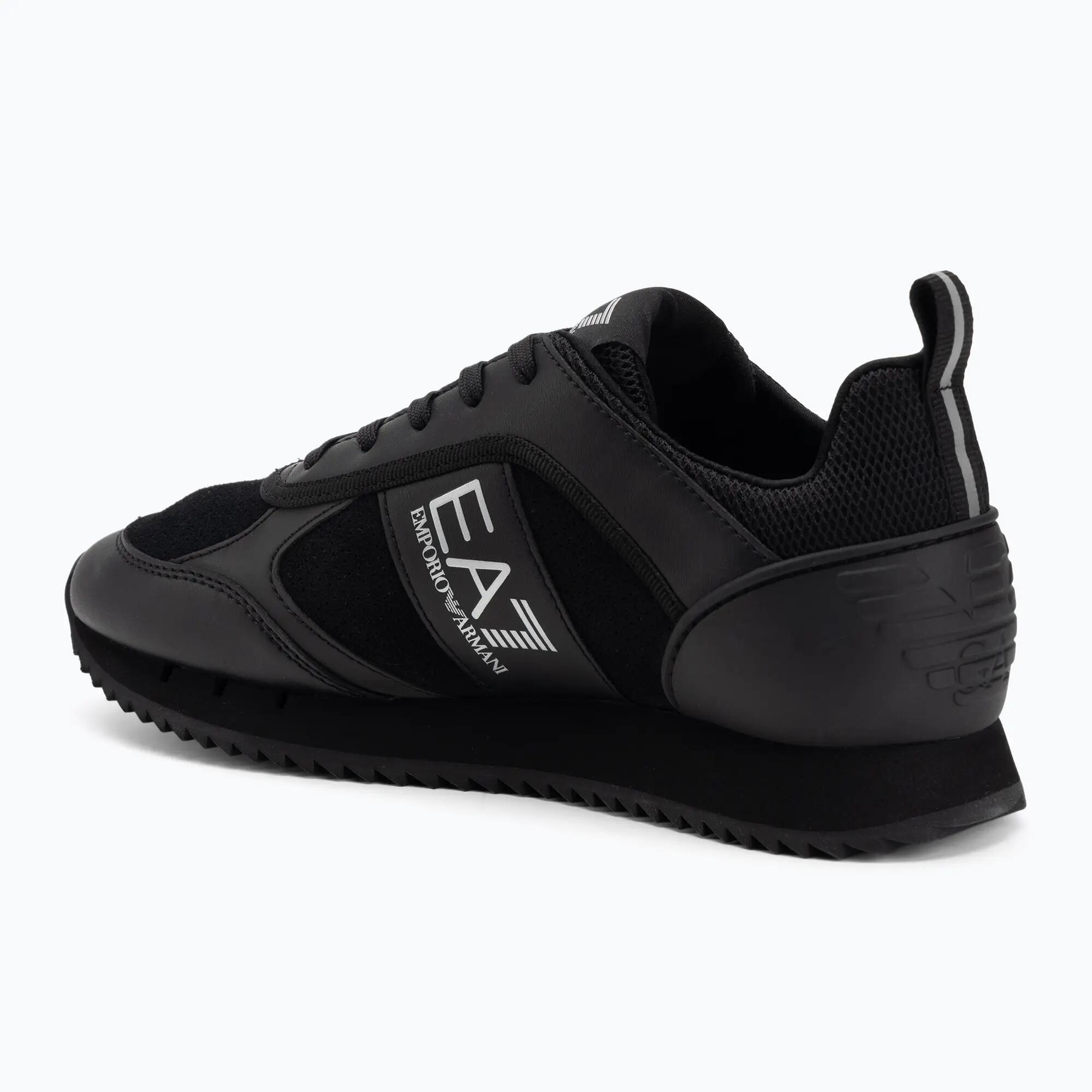 Buty EA7 Emporio Armani Black & White Suede 3/7