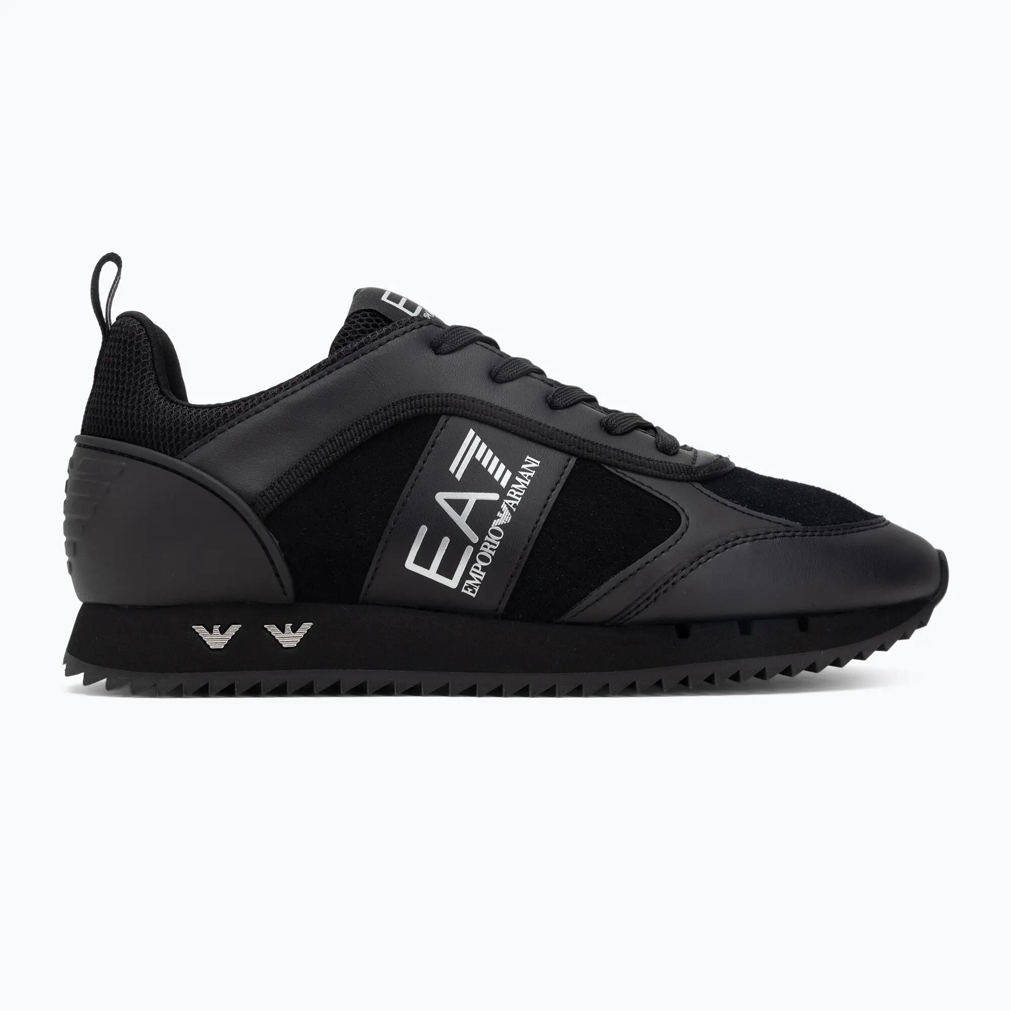 Buty EA7 Emporio Armani Black & White Suede 2/7