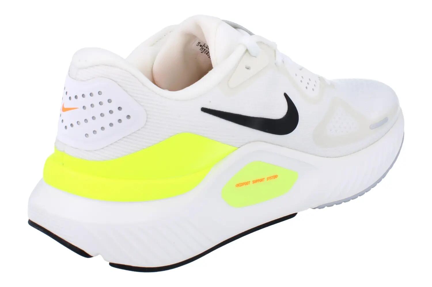 Chaussures de course Nike Structure 26 Blanc/Noir-Volt-Orange total 3/6