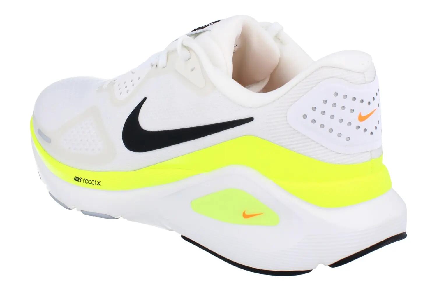 Chaussures de course Nike Structure 26 Blanc/Noir-Volt-Orange total 2/6