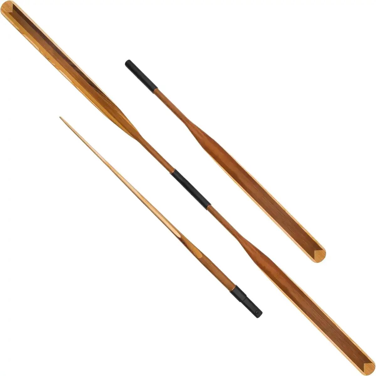 Składane Wiosło Grenlandzkie John Paddle Cedrowe Proste z Pokrowcem 90 mm 230 cm 4/7