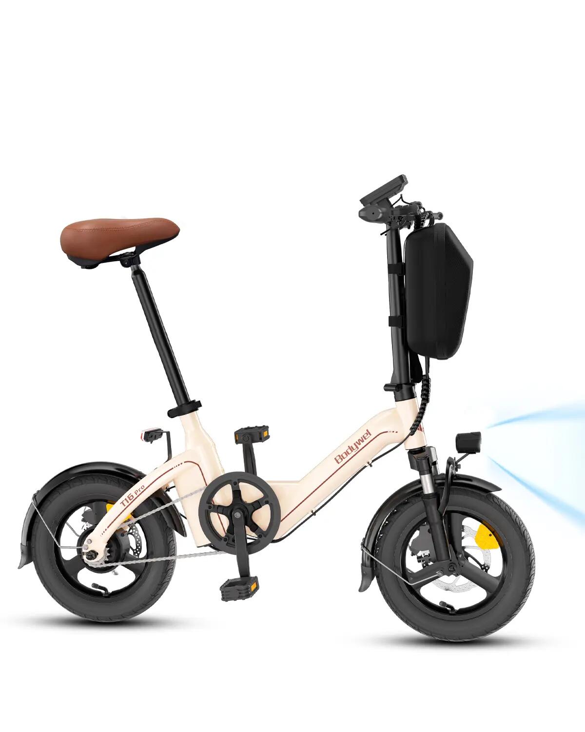 Bicicleta eléctrica Bodywel T16PRO, batería 36V 10,4Ah, neumáticos 14 pulgadas 2/7