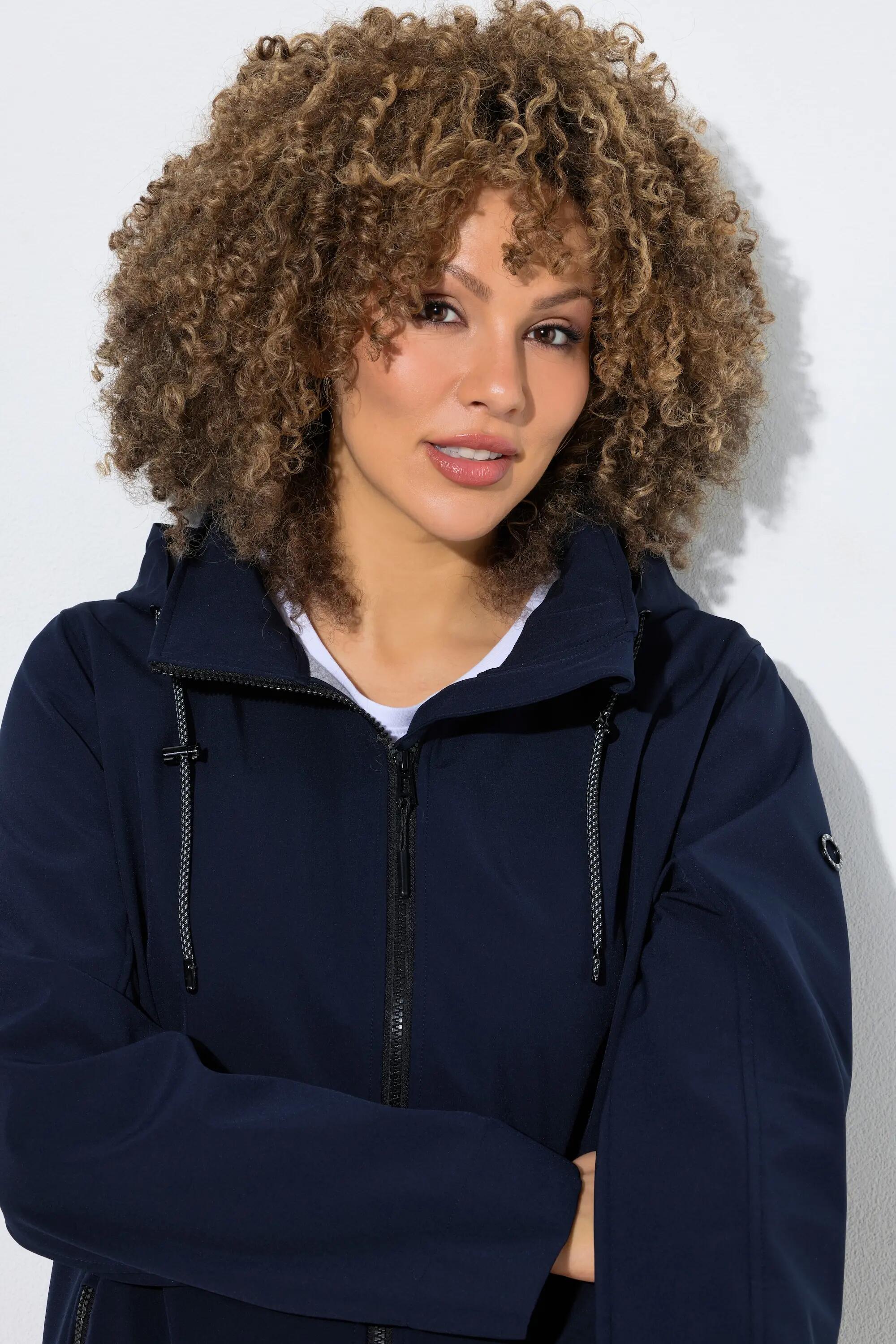 Femme Veste Softshell HYPRAR capuche et poches zippées 4/7