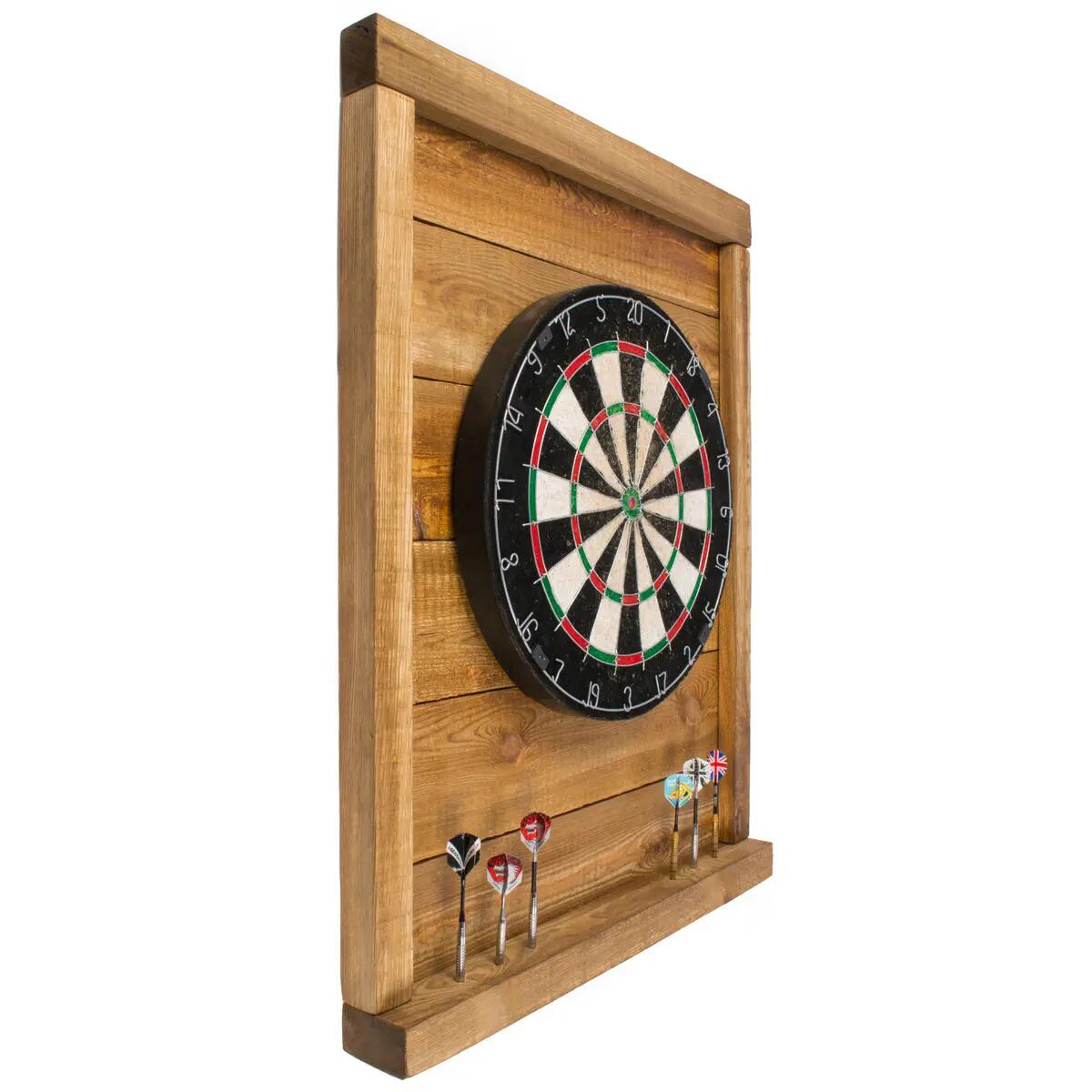 Tablica Drewniana John Paddle do Darta Retro Vintage Natural 7/7