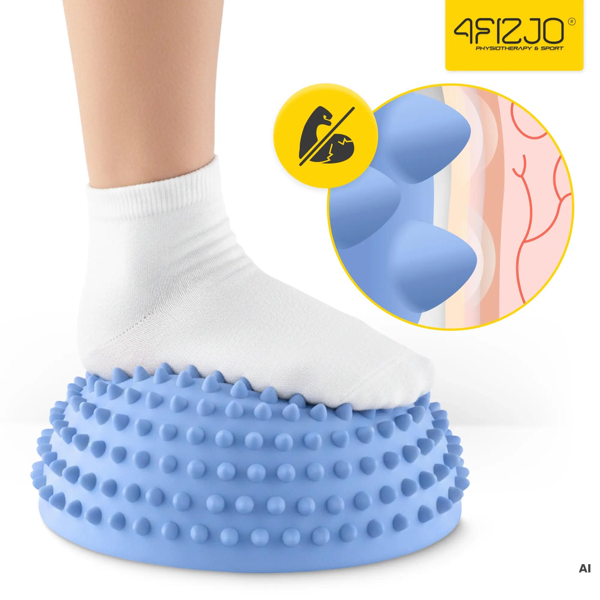 Sensorische Halbkugeln für Übungen und Rehabilitation 2 Stück SensoKid 4FIZJO 7/14