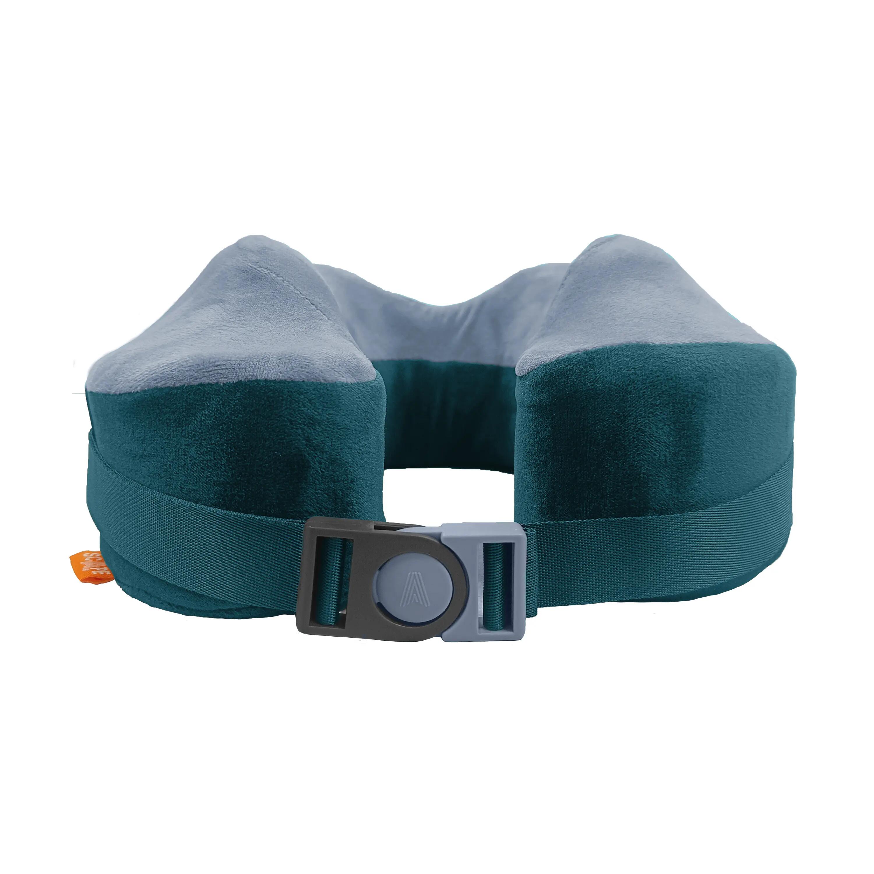 Scape Travel Oreiller Premium à mémoire de forme avec clip et housse (bleu) 4/7