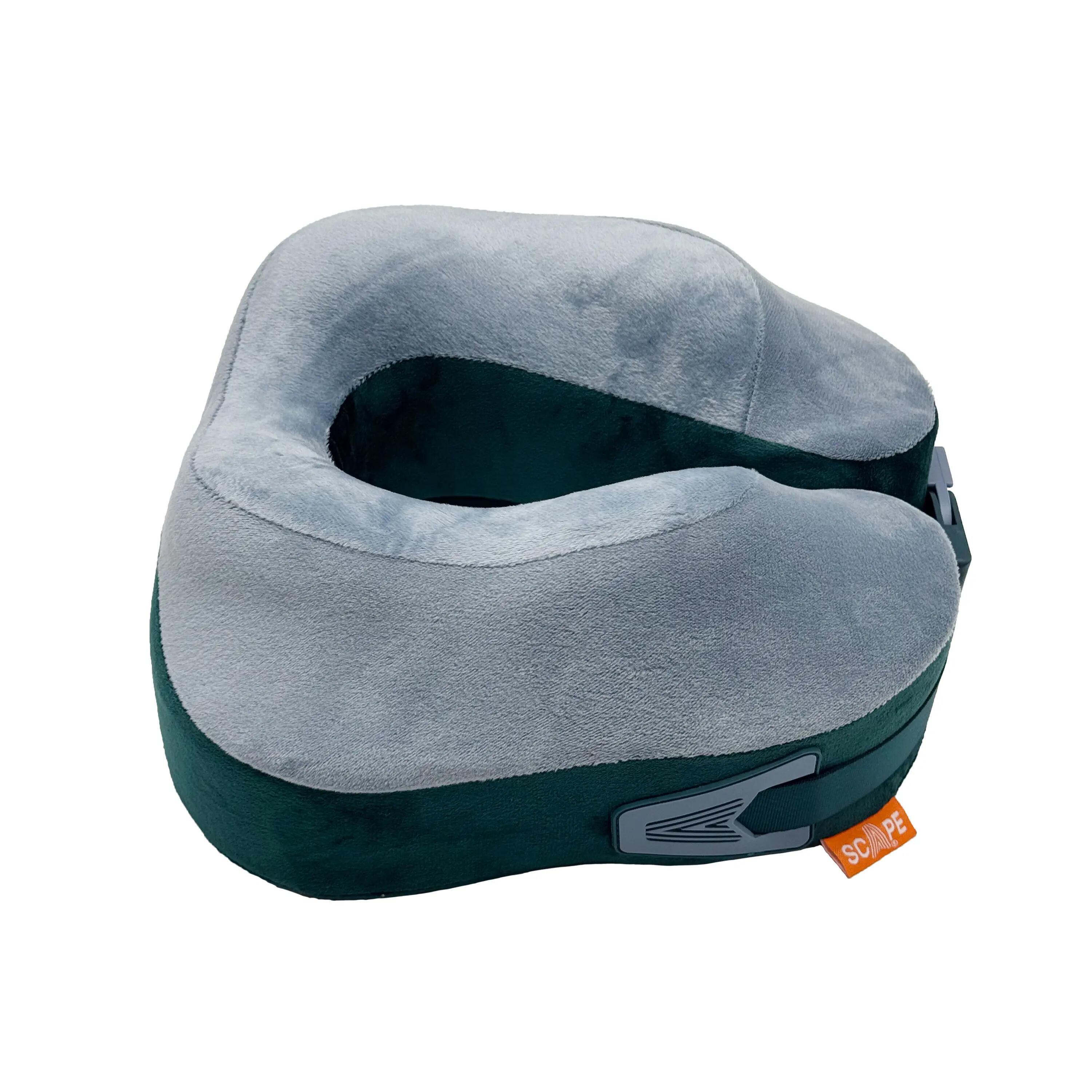 Scape Travel Oreiller Premium à mémoire de forme avec clip et housse (bleu) 3/7