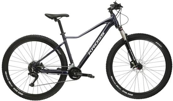 Rower górski MTB Kross Lea 5.0 27,5" XS (14") 18 biegów granatowy srebrny połysk