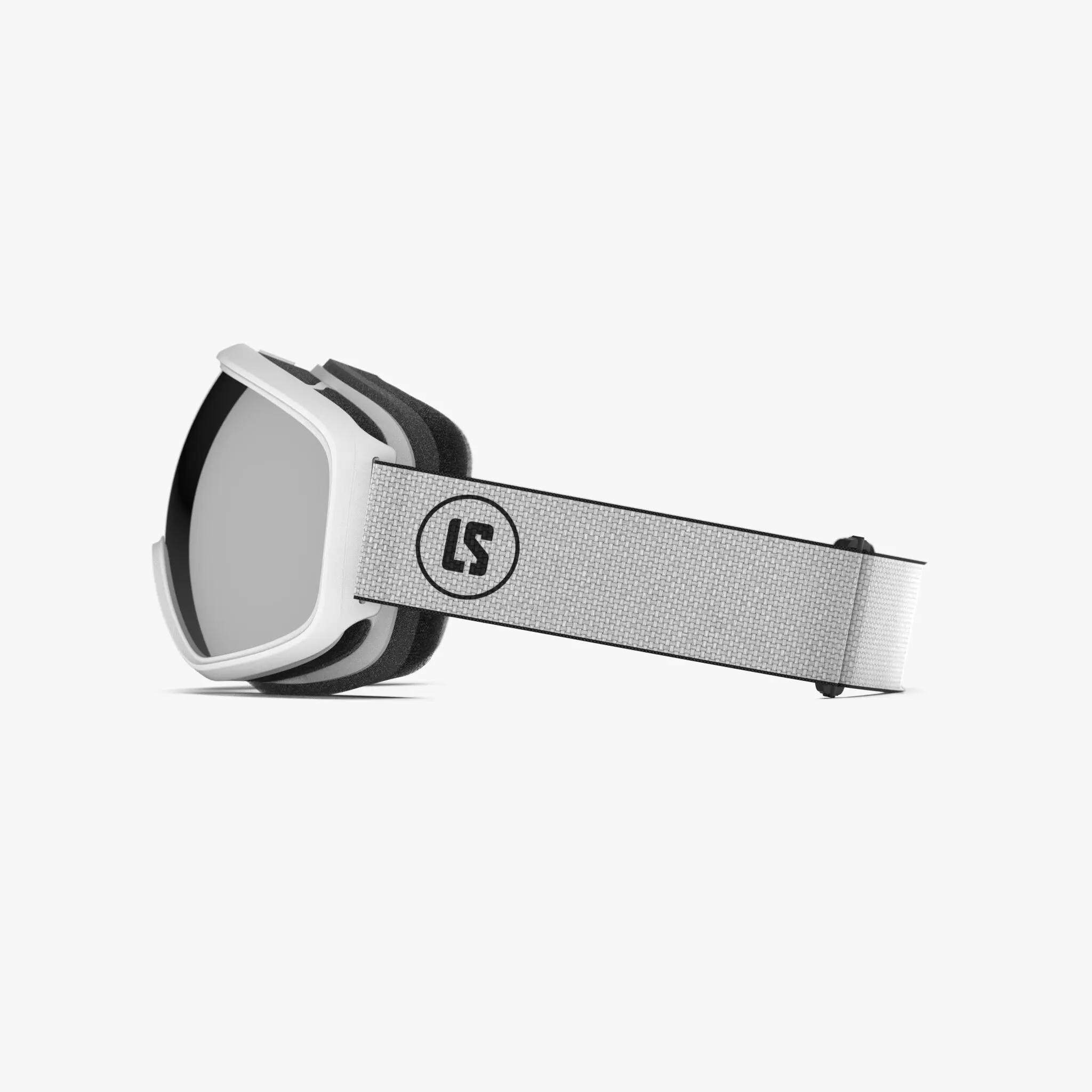 Masque de ski et snowboard LS4 OTG Blanc Tissé 3/3