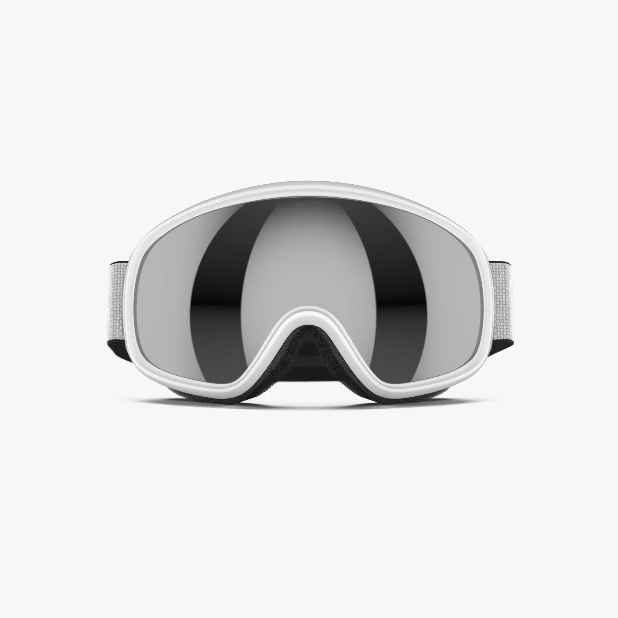 Masque de ski et snowboard LS4 OTG Blanc Tissé 2/3