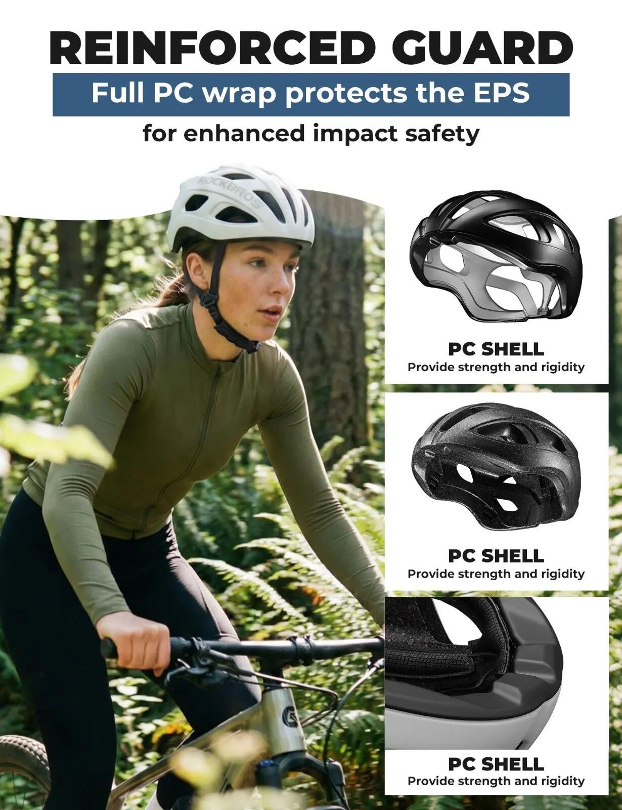 Fahrradhelm leicht 58-62 cm – mit 20 Lüftungsschlitzen 3/8