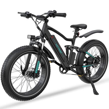 Vélo électrique Fat Bike BK9S, pneus 26x4.0, double suspension