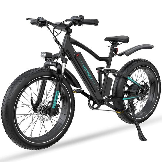 Vélo électrique Fat Bike BK9S, pneus 26x4.0, double suspension