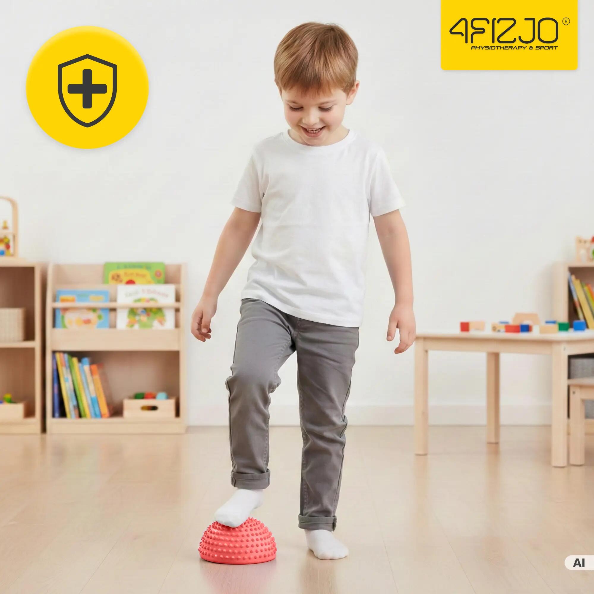Sensorische Halbkugeln für Übungen und Rehabilitation 2 Stück SensoKid 4FIZJO 3/14