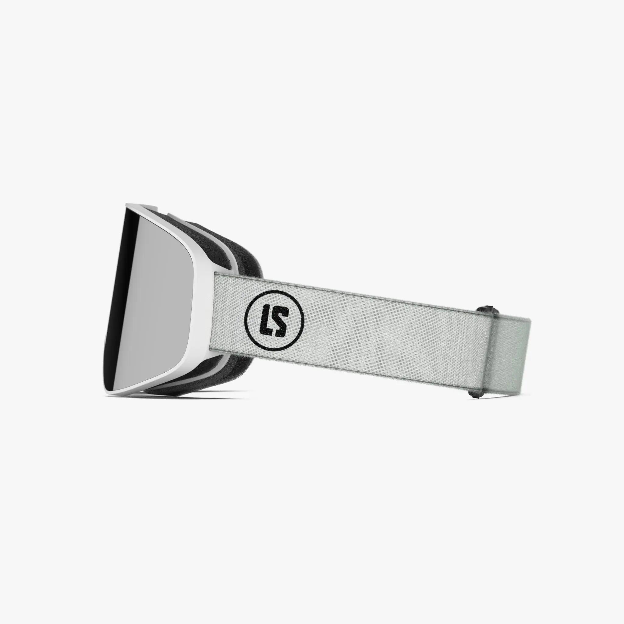 Masque de ski et snowboard LS3 Standard Blanc Tissé 3/3