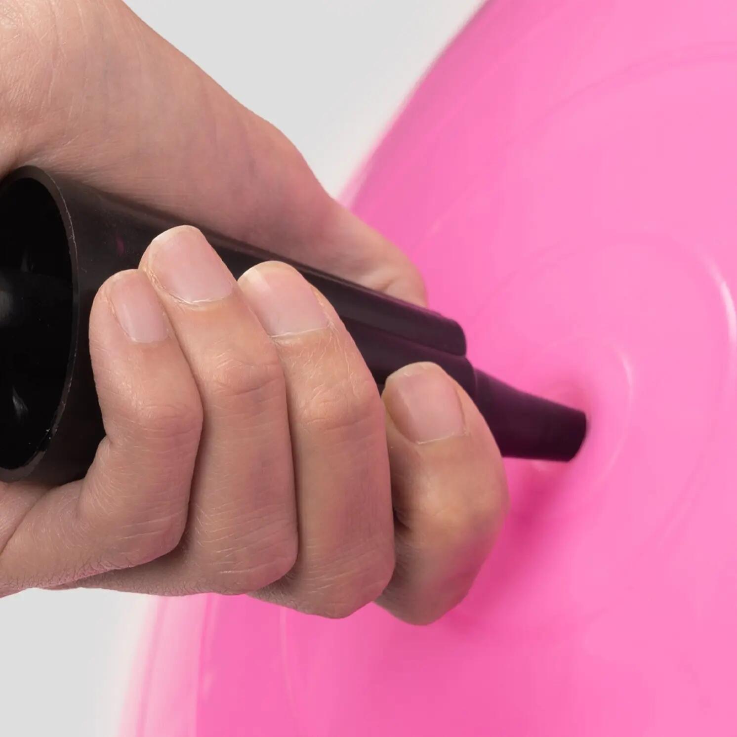 Gymnastikball Mit Luftpumpe Pink 4/9