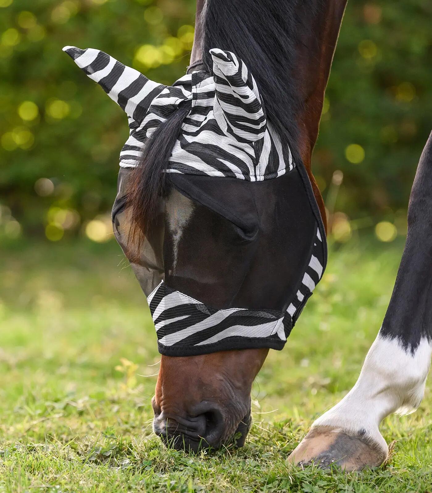 Maschera antiprovvisti per cavallo Waldhausen Zebra 3/5