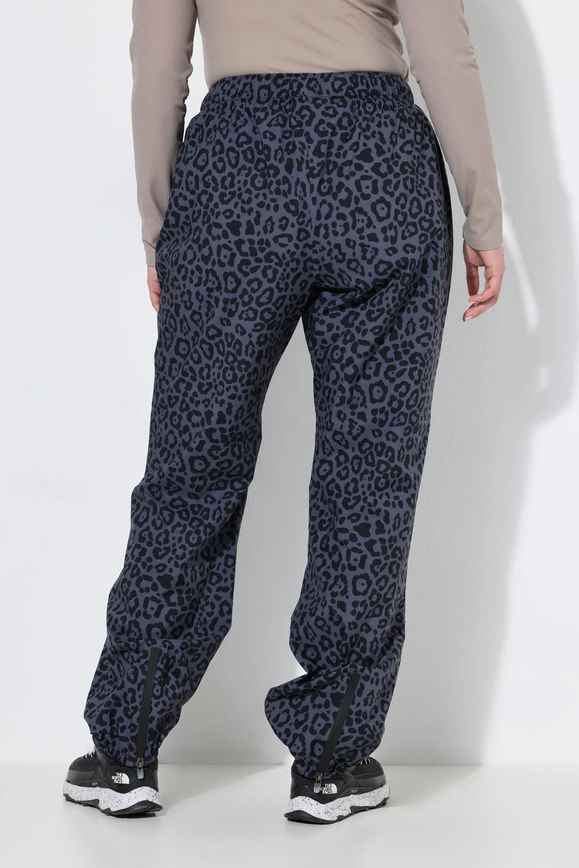 Damen Regenhose Leomuster wasserdicht Reflektorpaspel 2/6