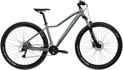 Rower górski MTB Kross Lea 4.0 29" M (17") 16 biegów szary turkusowy połysk
