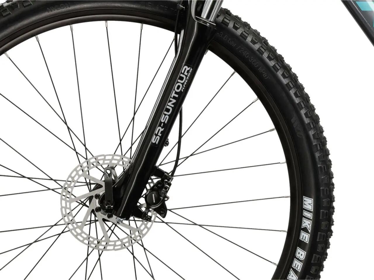 Rower górski MTB Kross Lea 4.0 27,5" XS (14") 16 biegów szary turkusowy połysk 7/7