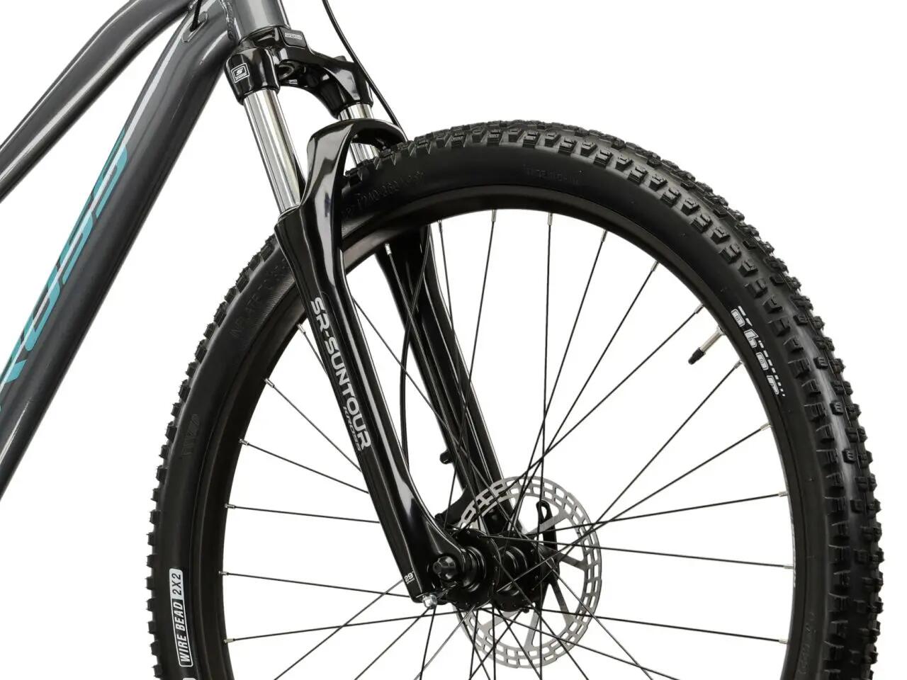 Rower górski MTB Kross Lea 4.0 27,5" XS (14") 16 biegów szary turkusowy połysk 6/7