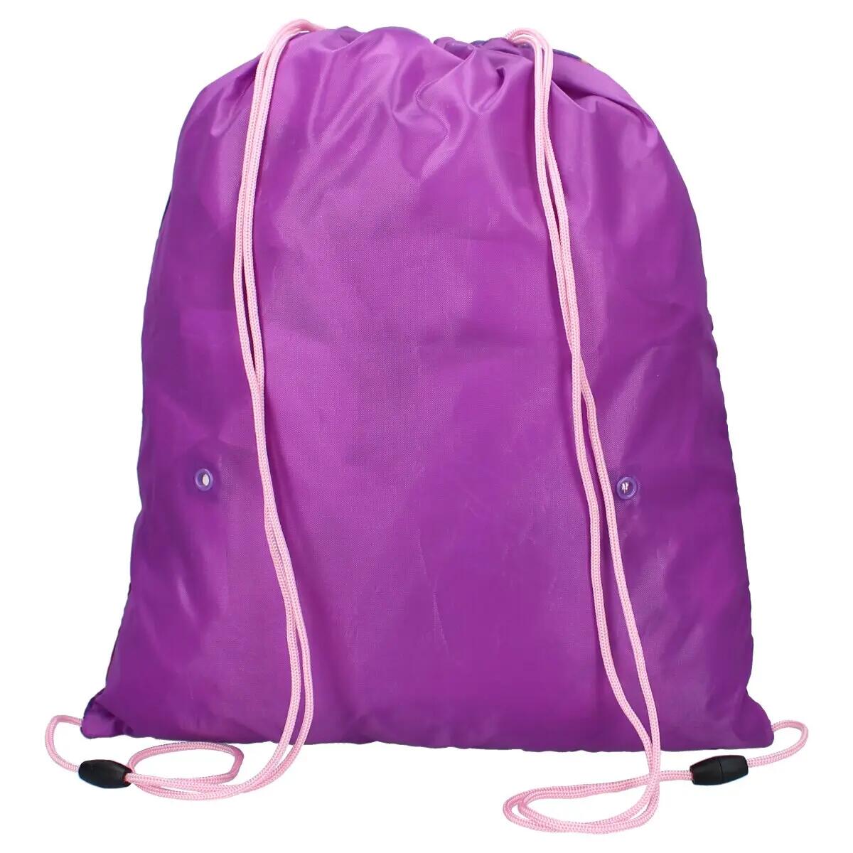 Kinder - Schulsport - Turnbeutel - Kordelzug, mit Schulterriemen - rosa 4/4