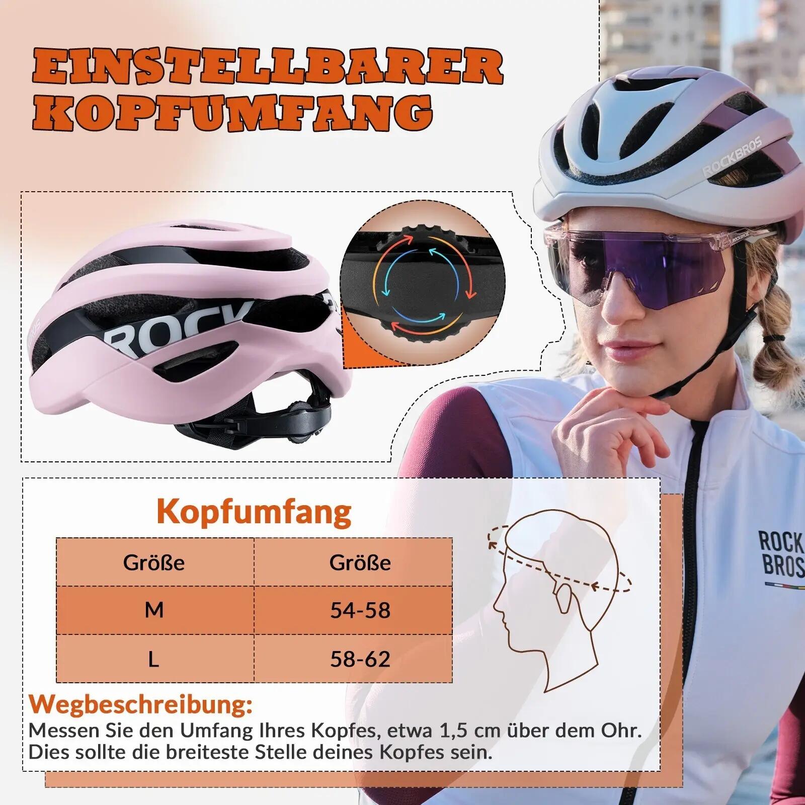 ROCKBROS Leichter Fahrradhelm 5/6