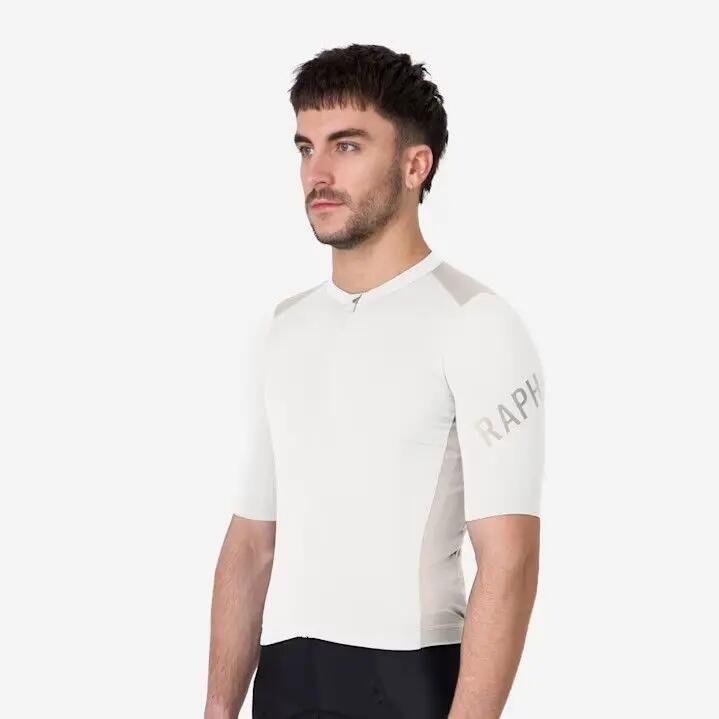 Rapha Pro Team Training Kurzarm Trikot Weiß/Grau 4/6