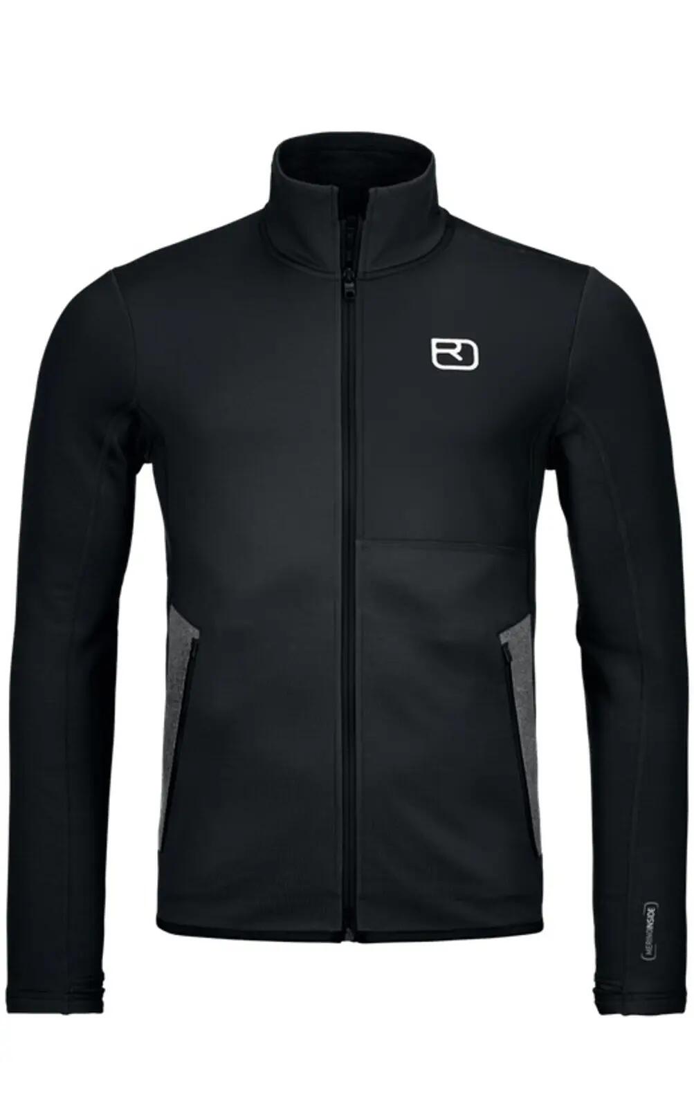 ORTOVOX Ortovox Herren FLEECE Jacke black raven 1/1
